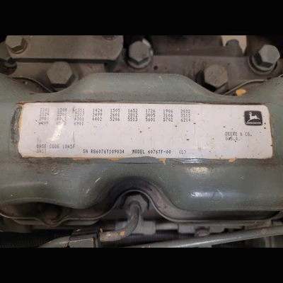 John Deere Diesel Engine and Allison Automatic Transmission