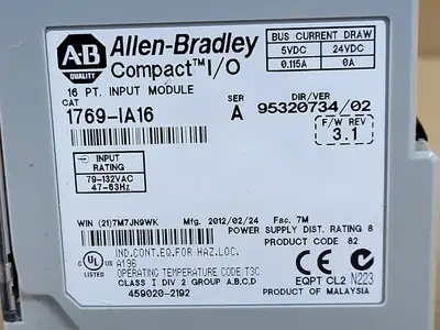 NEW ALLEN-BRADLEY 1769-IA16