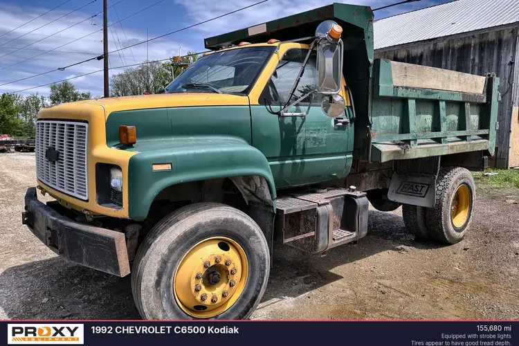 Used 1992 CHEVROLET C6500 KODIAK Dump trucks Indiana US | Proxy Equipment #1378247