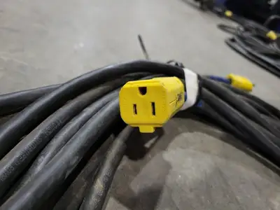 112 ft SOOW Power Extension Cord 14/3 AWG 15A 125V