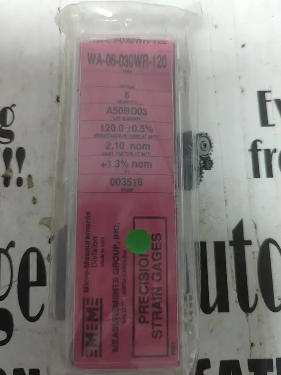 New | in-Stock MICRO-MEASUREMENTS WA-06-030WR-120 Transducers | Surplus Asset Holdings #1226623