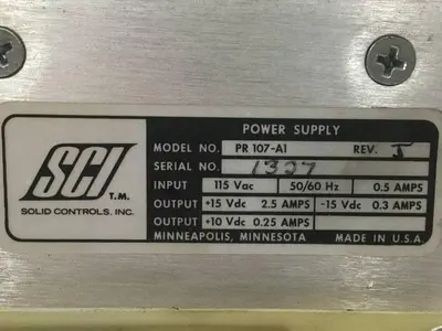 USED SCI PR 107-A1 REV J