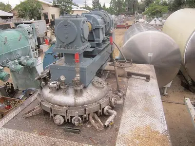 Reactor, 200 Gallon, S/st, Jkt, Sweep Agit, 45 PSI, #S739750