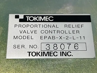 USED TOKIMEC EPAB-X-2-L-11