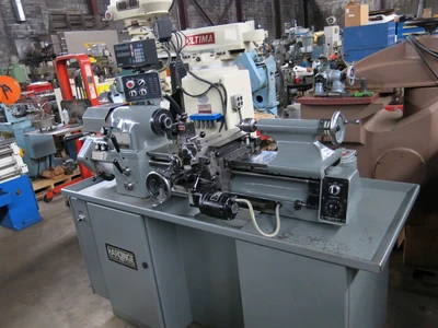 Hardinge HLV-H Precision Toolroom Lathe IN/MM with DRO