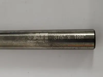 USED ADVANCED TOOLING INC 0.375" X 0.189" DRILL