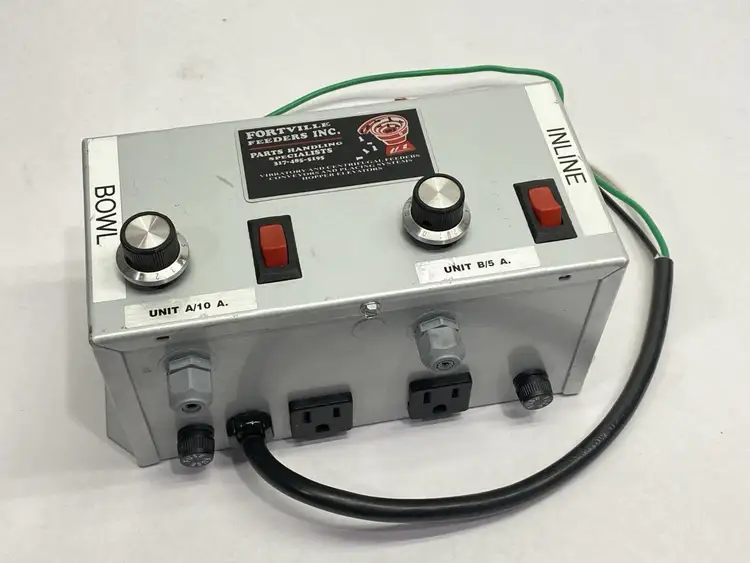 Used FORTVILLE FEEDERS VIBRATORY FEEDER CONTROL UNIT 121-8210 Industrial Controls | Maverick Industrial Sales #1100018