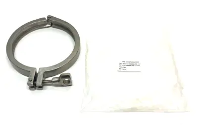 USED VNE CORPORATION HIGH PRESSURE VACUUM CLAMP 6" DIAMETER T304 SS