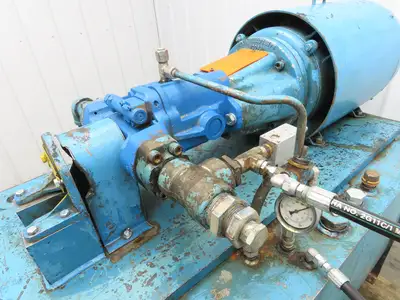 Eaton Vickers Hydraulic Power Unit 120 Gallon 29 GPM 3000PSI 30Hp 230/460V 3Ph