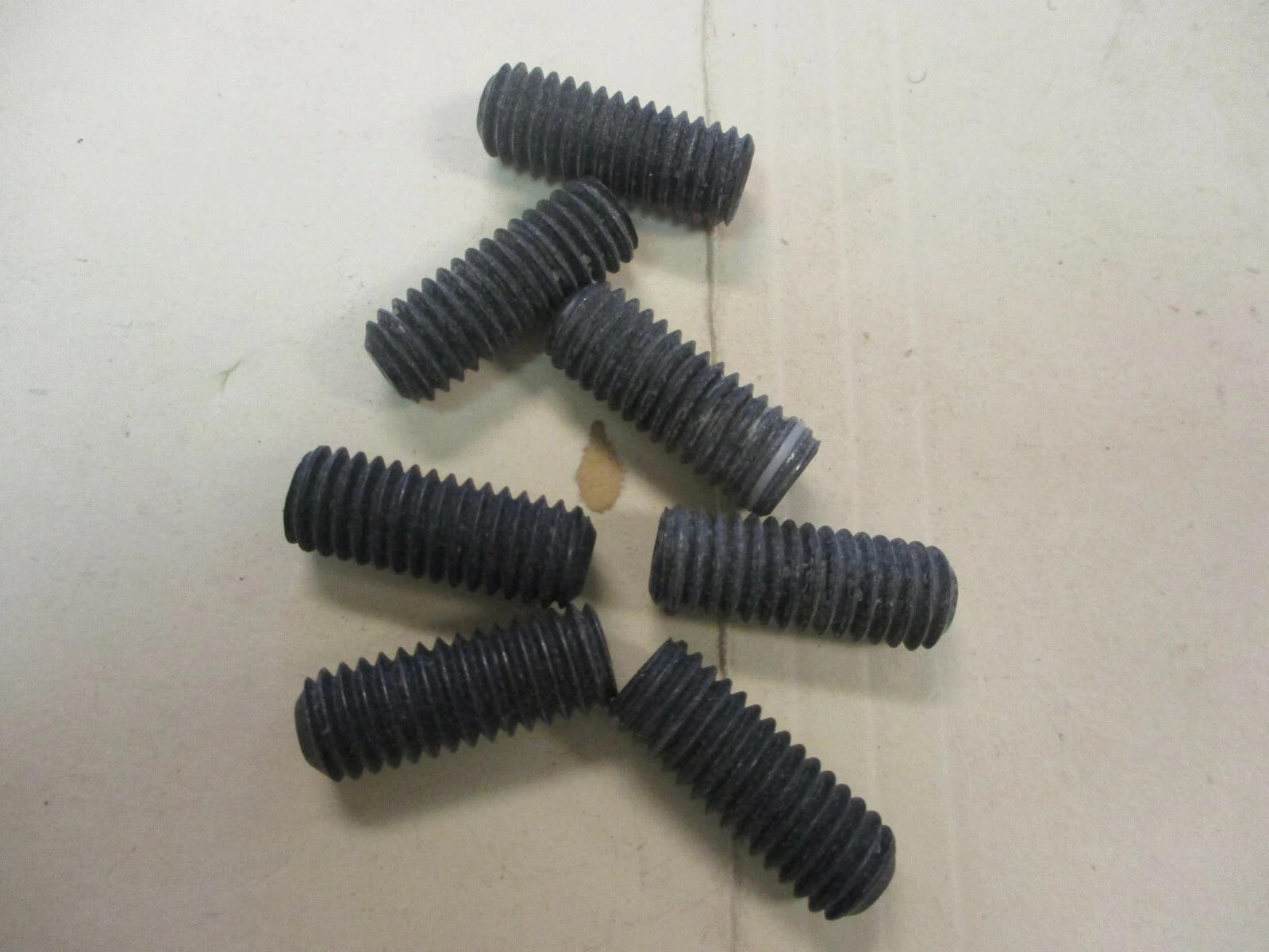 Used 1" Black Dog Socket Screws (QTY 7)