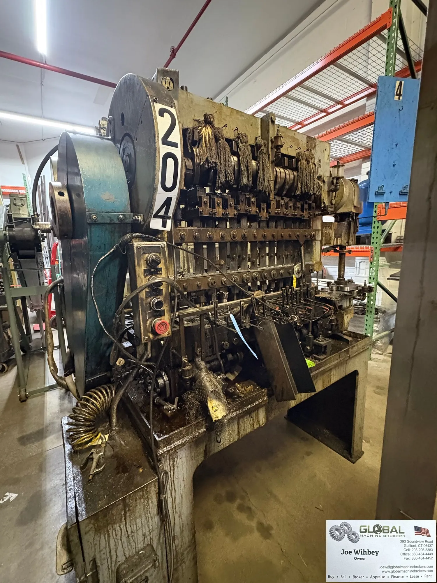 Waterbury 512 ICOP Transfer Press Nice Running Machine