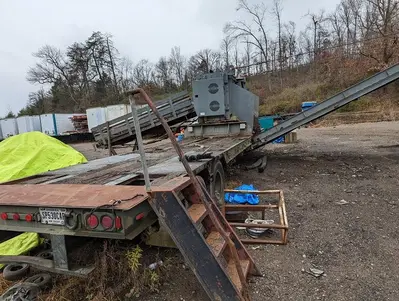 Barclay Primary Tire Shredder/Conveyors