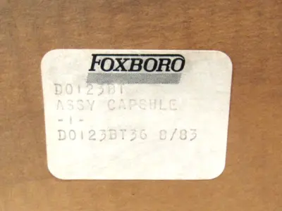 NEW FOXBORO D0123BT36 ASSEMBLY CAPSULE