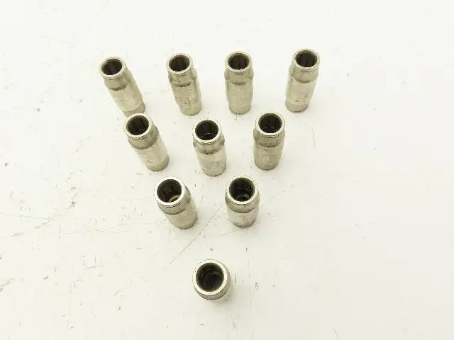 Norgren 120200700 Pneufit Union 1/2" OD x 1/2" OD Tube Push Connect Lot of 10