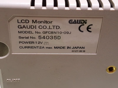 GAUDI CO.  LCD MONITOR GFC8N10-09J