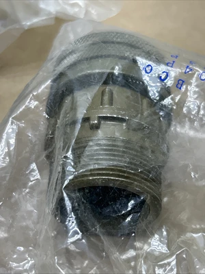 (5) Amphenol 97-3106a-16-10p Male 4 Pin Military Threaded Connectors New In Bags