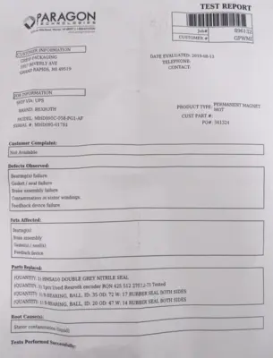 REFURBISHED REXROTH R911309348 SERVO MOTOR MHD095C-058-PG1-AF
