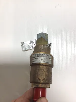 Kunkle 0020-C02-MC Pressure Relief Safety Valve 1/2″ Set 30PSIG Capacity 5.1 GPM