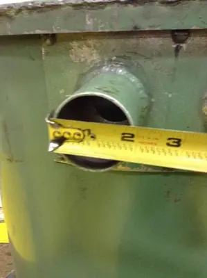 USED METAL FABRICATOR HOPPER572