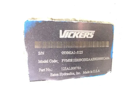 Eaton Vickers Hydraulic Power Unit 123AL00878A 15 hp electric motor w/pump