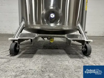 USED DCI Used 600 liter DCI Jacketed Receiver Vessel, Hastelloy C22, 45/150#