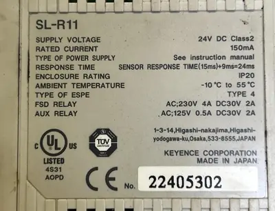 USED KEYENCE SL-R11