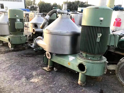 Westfalia SDA 130-76-107 nozzle centrifuge, 316SS.
