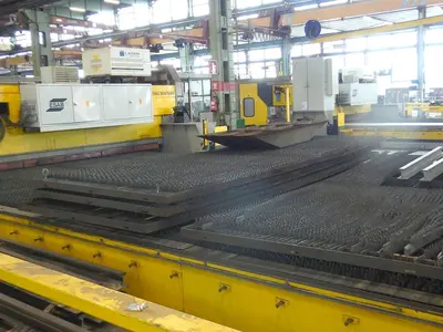 USED ZM 24 DOWNDRAFT TABLES FOR LASER/PLASMA/OXY MACHINES