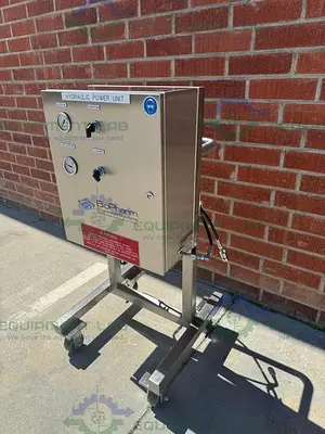 USED BIOPHARM HYDRAULIC POWER UNIT W/ INTERFACE DEVICES P SERIES PUMP