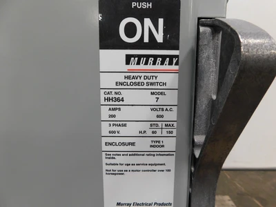 Used Murray NA Switchgears Ohio US | Equipment Recovery Corp. #1331859