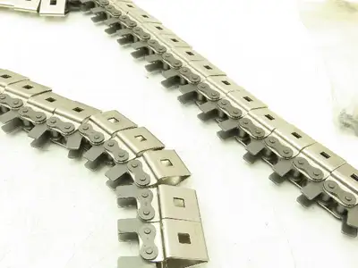 TRP #40 Bindery Attachment Roller Chain 0.500" Pitch 10' Length with Master Link