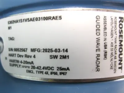 NEW Rosemount 5302 HA1S1V5AE03100RAE5M1