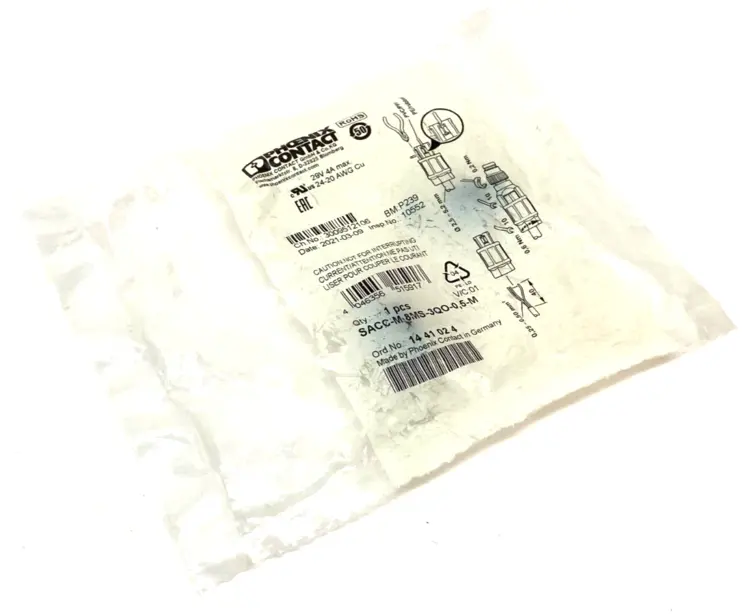 New | in-Stock Phoenix Contact SACC-M 8MS-3QO-0,5-M,1441024 Electrical Fittings Michigan US | Maverick Industrial Sales #1463825