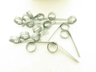 Band-It Idex J303 Galvanized Carbon Steel Clamps Box of 100 Clamps