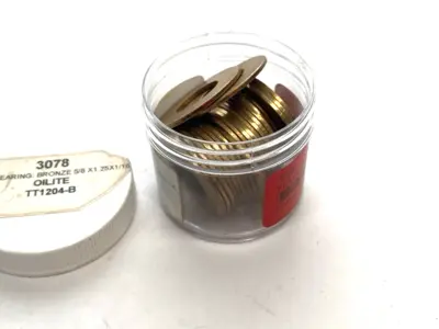 New | in-Stock Oilite Impregnated Sintered Bronze Thrust Washer 5/8" Bore Hardware Washers Michigan US | Maverick Industrial Sales #1394399