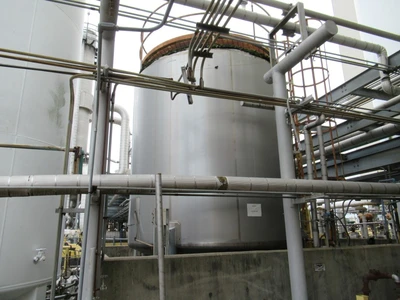 15,000 Gal Stainless SS Storage Tank, 15' x 14'