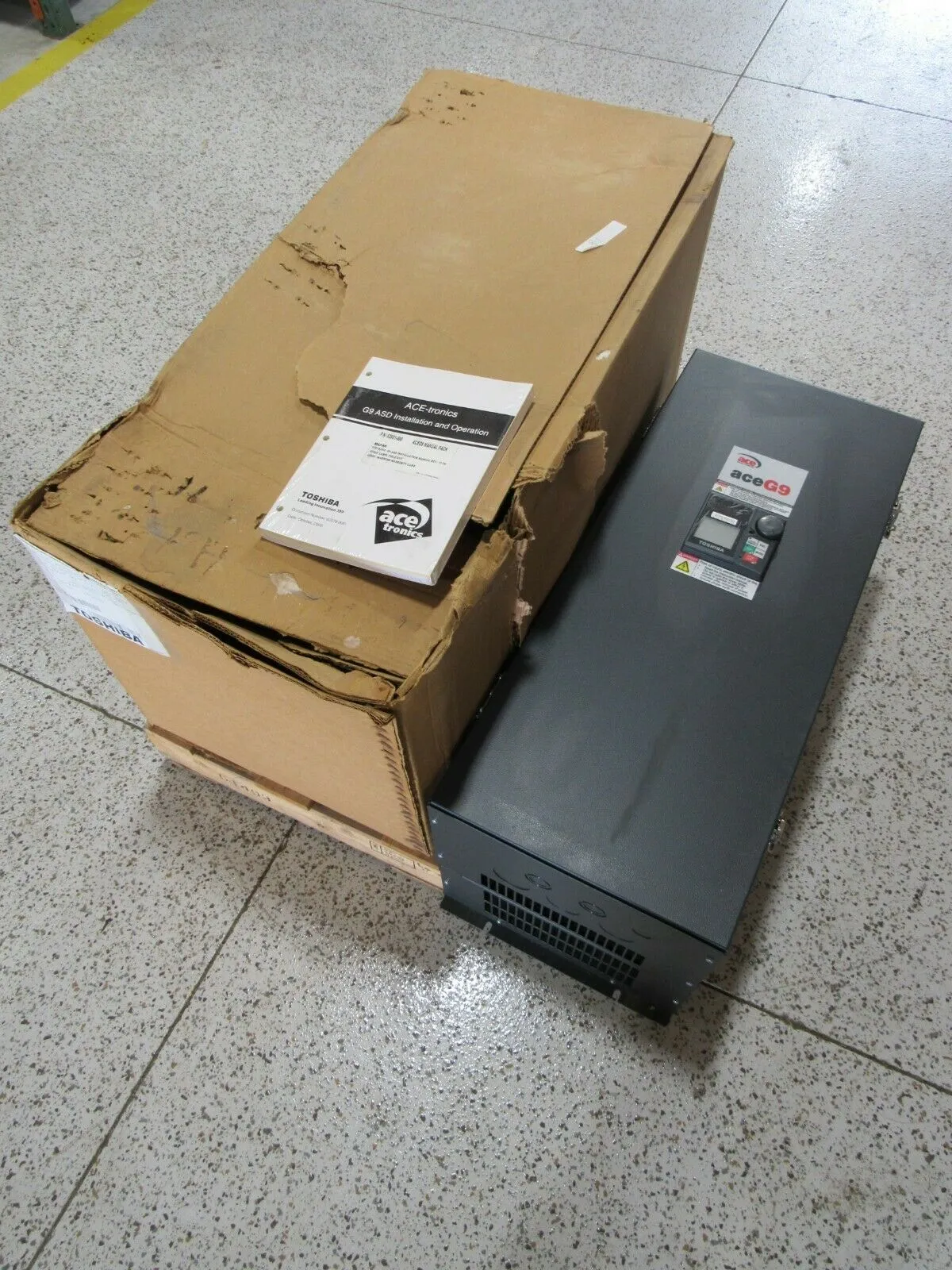 NEW TOSHIBA 60HP TRANSISTOR INVERTER ACE G9 380/480V ACEG94060-1
