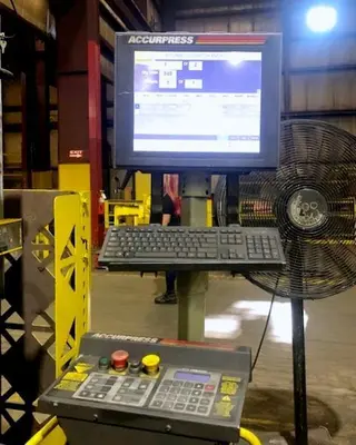 Used 2004 ACCURPRESS 750014 Press Brakes Illinois US | Machine Factory Outlet #1264142