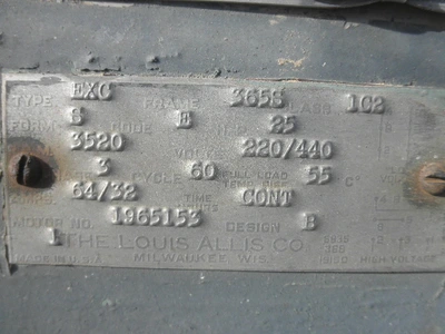 USED LOUIS ALLIS -