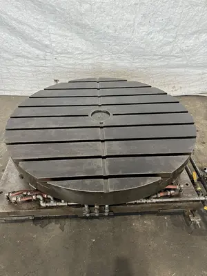 60" LUCAS AIR LIFT ROTARY POSITIONING TABLE. STOCK #0314122