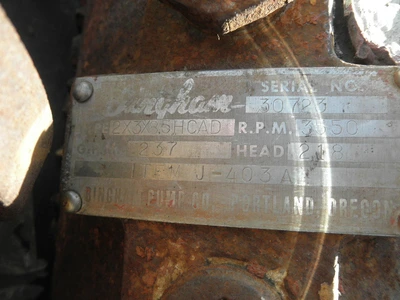 USED SULZER BINGHAM 2X3X8.5 HCAD