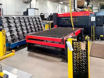Used 2015 AMADA FOM2 3015 NT Laser Cutters Illinois US | Machine Factory Outlet #1263609