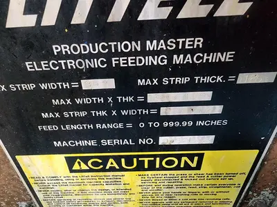 36" x .225 x 10,000 LB LITTELL FEED LINE