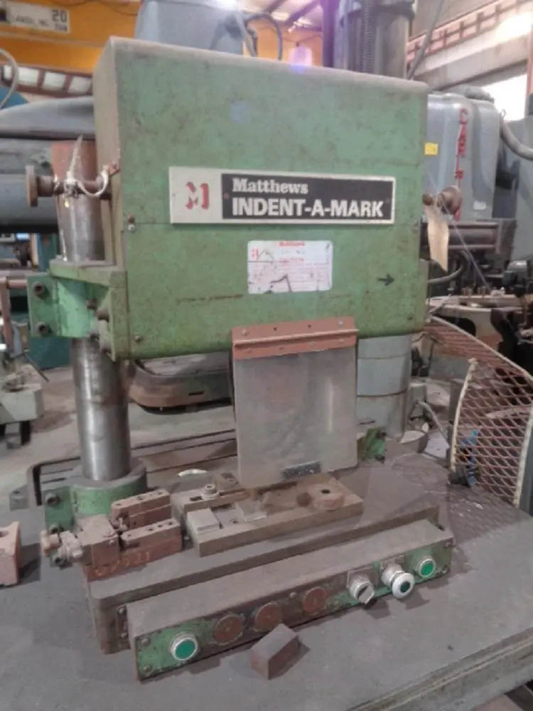 Used 1989 MATTHEWS 2091 Marking Machines Texas US | Universal Metalworking Equipment #1281022