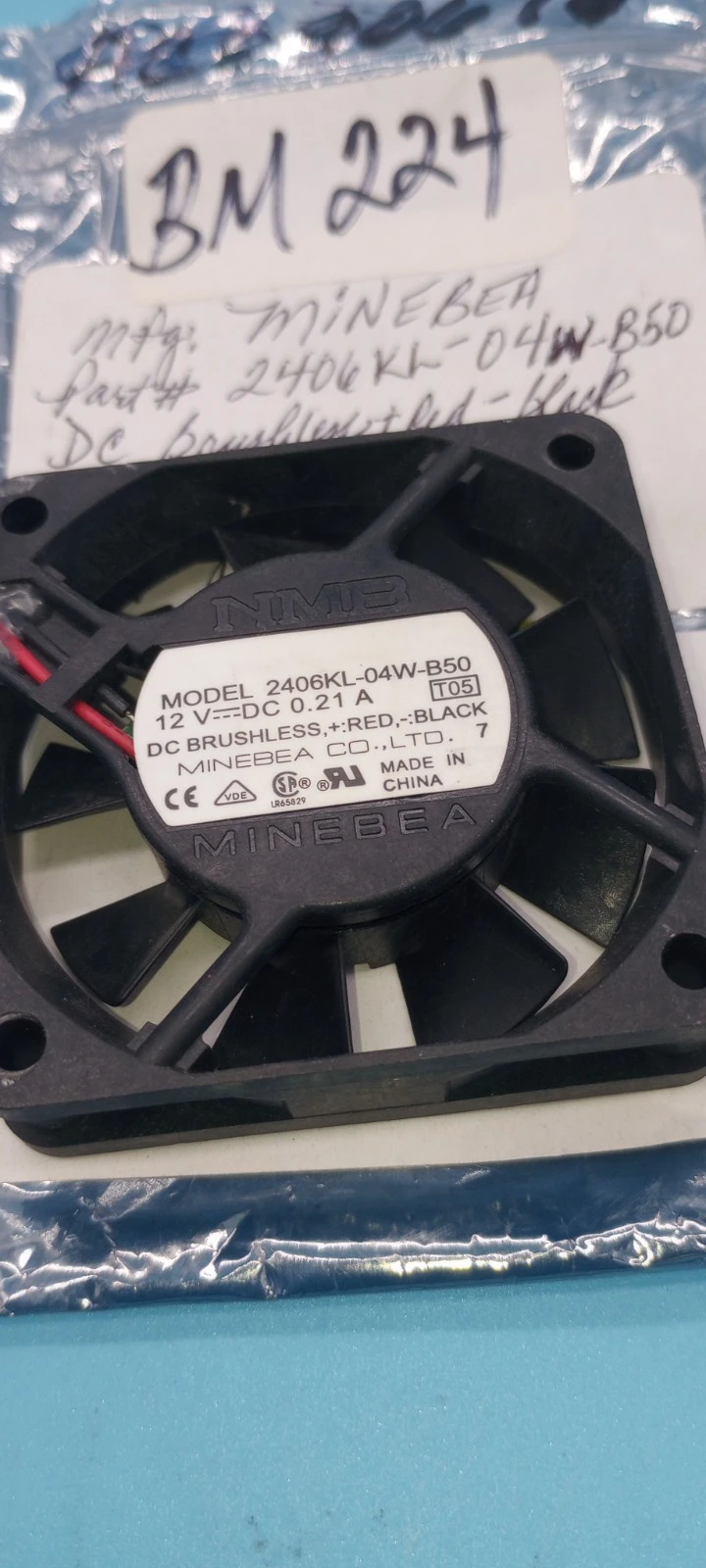 Used MINEBEA 2406KL-04W-B50 Electronic Component Fans Arizona US | ASSET CONVERSION SPECIALISTS, INC. #1293439