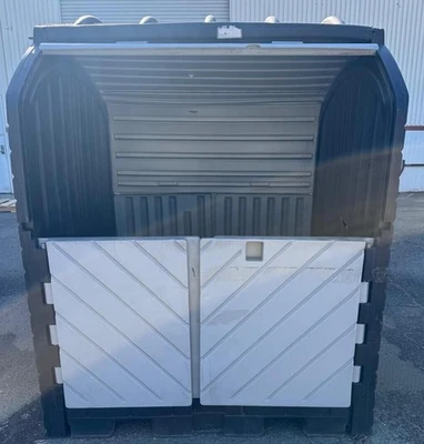 Roll Top Hardcover Spill Pallet PIG PAK901-BWG-AWO 75 Gal Plastic Storage Drums