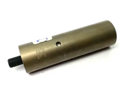 USED BRANSON ULTRASONIC HORN SILVER BOOSTER 1-1/2” DIAMETER, SOLID