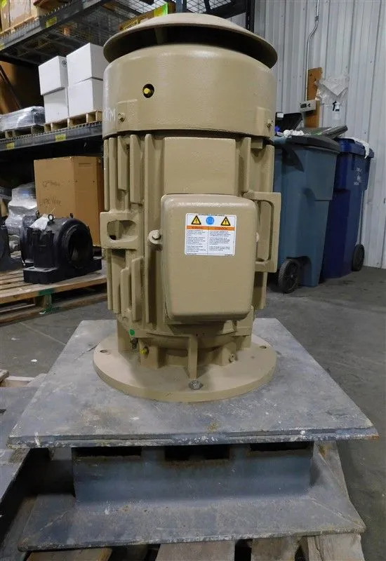 30 HP 1775 RPM GE Vertical Motor 5K3286XAE224 L286HPH16 Frame 460V EOK Rebuilt