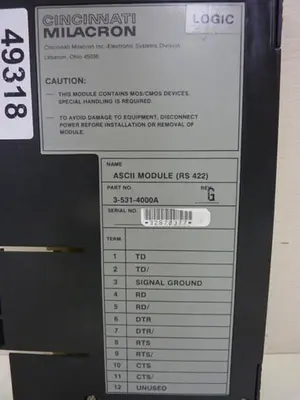 USED CINCINNATI MILACRON 3-531-4000A