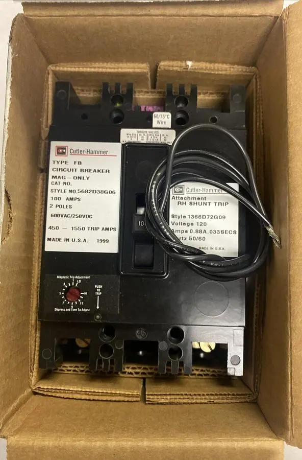 New | in-Stock CUTLER-HAMMER 5682D38G06 Miscellaneous Equipment (Electrical & Power) | Surplus Asset Holdings #1188263